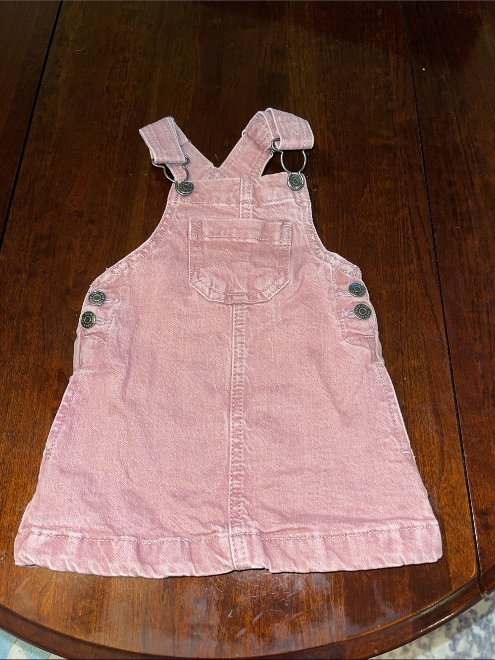 Kids Pink Overall Dress